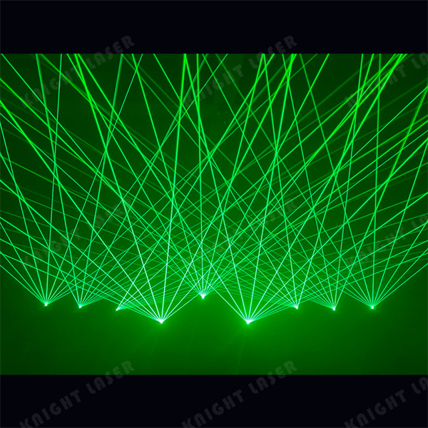 Føl pulserne og rytmerne af et laserconcert