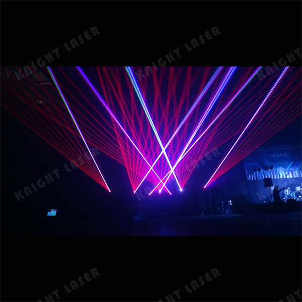 Oplev ukonkurrerbar synlighed og klarhed med Laser RGB 6Ws høj udgangsstrøm
