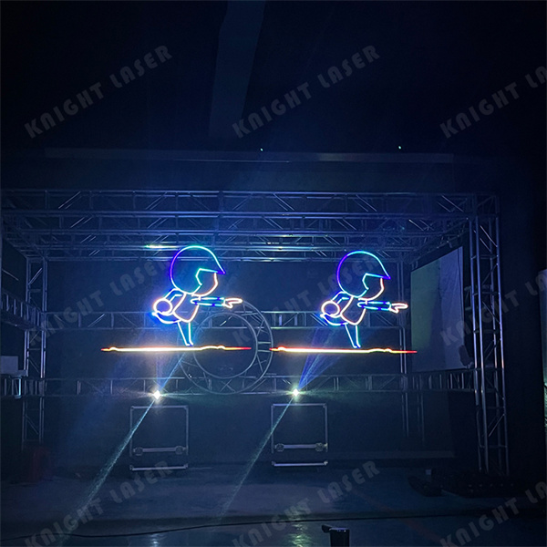Allibera un món de possibilitats amb la tecnologia de llums de llaser d'animació a color complet