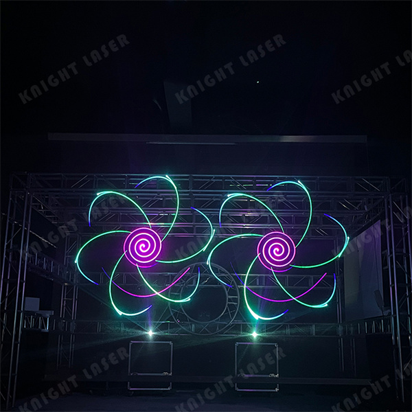 Impresszionálja a közönséget izgalmas lázermegjelenítésekkel a DJ Laser RGB-től.