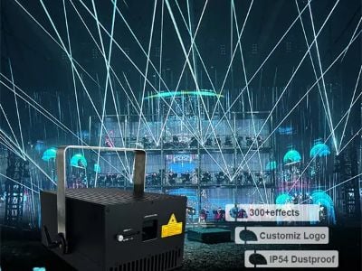 Pourquoi un projecteur laser scénique RGB de 20 W convient idéalement aux salles de concert de taille moyenne