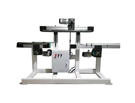 Onye Mmepụta Ụlọ Ọrụ High Speed Magnetic Tin Can Upender Machine, 3-piece Metal Tin Can Body Making Upright Conveyor Machine, Magnetic Levitation Vertical Can Conveyor, Can Body Making Line Standing Conveying System Auxiliary Equipment Factory From China