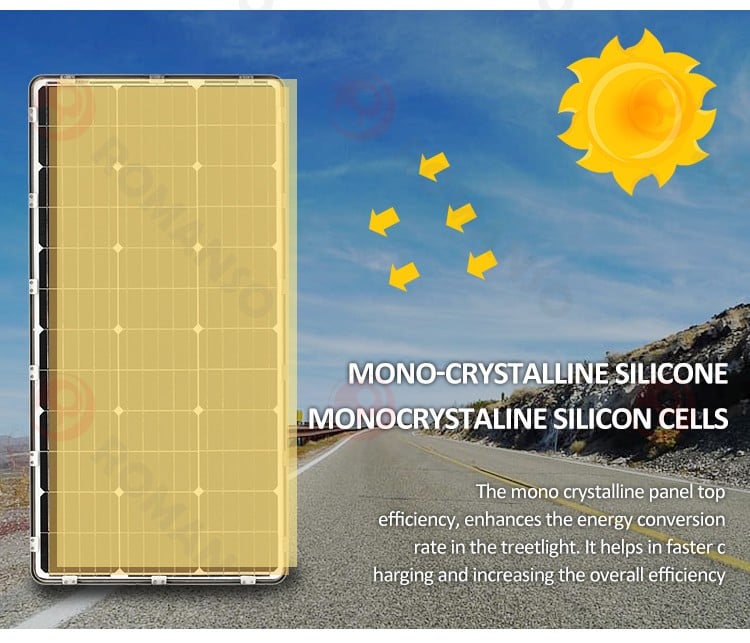 修改版新款详情图_07 Outdoor Integrated Solar Streetlights with Motion Sensor: 100w, 200w, and 300w LED Options for Maximum Efficiency - Eco-Friendly and Low Maintenance Solution for Illuminating Streets and Pathways. supplier