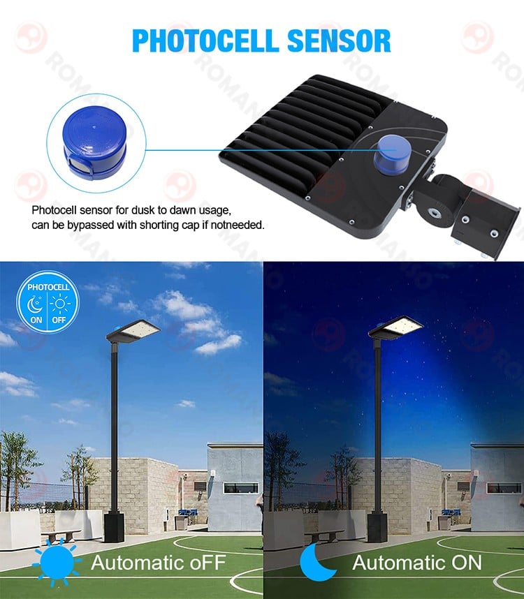 Romanso LED Area Lights: 100W with Impressive 140LM/W Lumens per Watt Efficiency - Aluminium Construction for Durability in Remote Areas - Ideal for Lighting Up Underserved Locations. factory