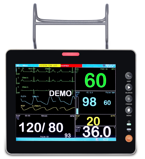 Lcd Display Multi-parameter 8" Vital Signs Monitor ICU CCU Multi Parameter Patient Monitor factory