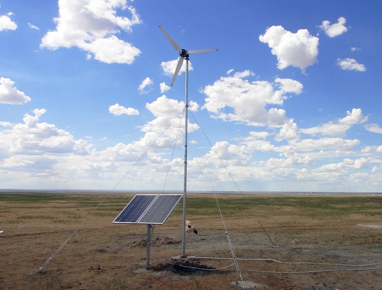 100KW Hybrid Wind Solar System for Distributed Power Station factory
