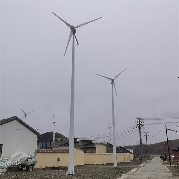 Maximizing energy production with horizontal axis turbine design.