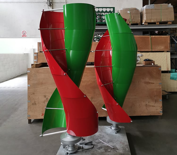 Residential 500W 800W 1KW Spiral Wind Turbine Generator supplier