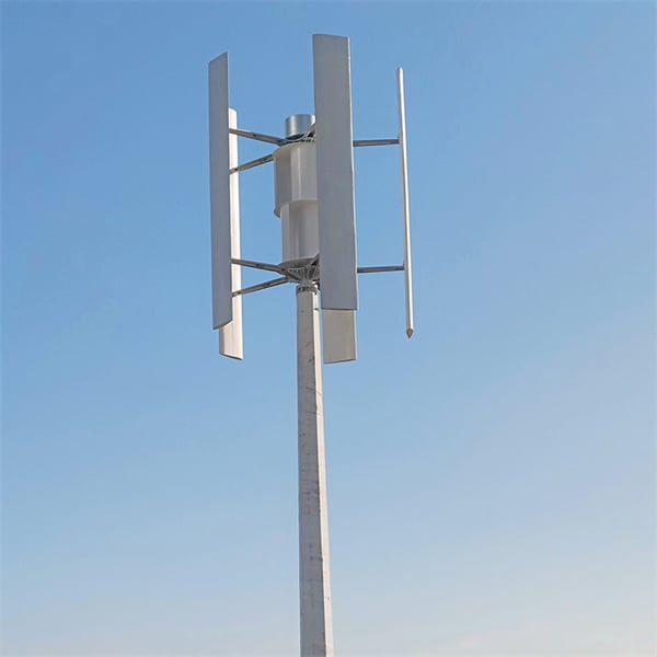 Eco-friendly power generation with a 10kw vertical wind turbine