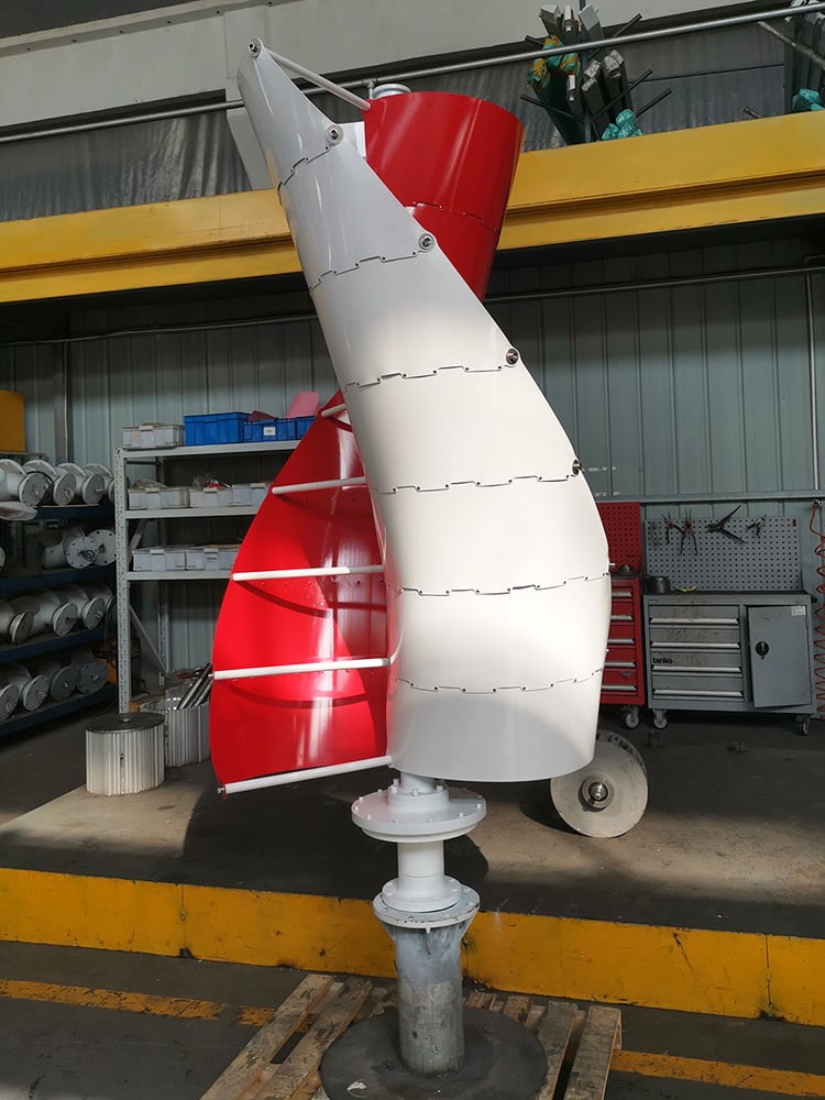 Residential 500W 800W 1KW Spiral Wind Turbine Generator supplier