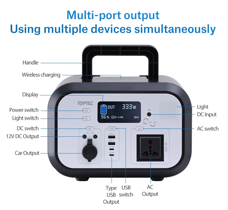 600W Small Portable Outdoor Power Station manufacture