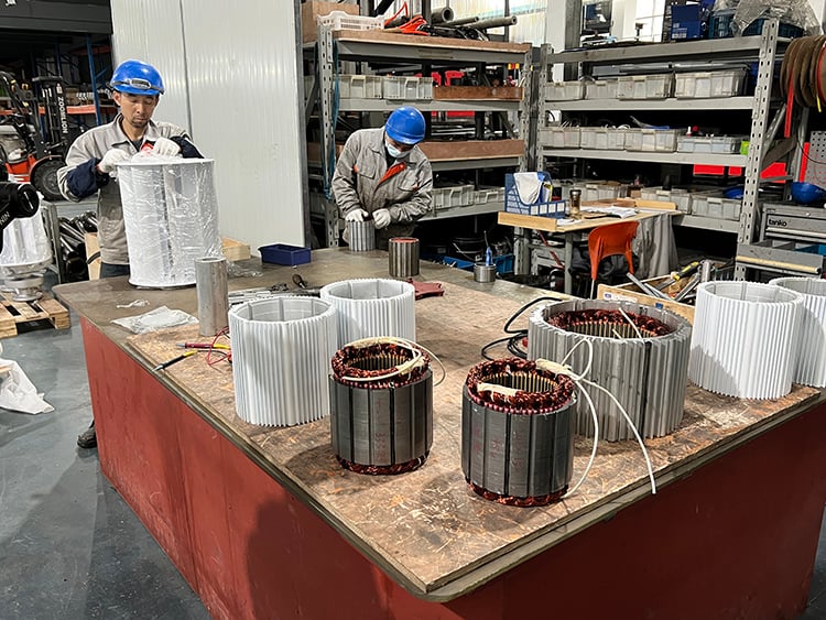 48V Wind Turbine Permanent Magnet Electric Generator factory