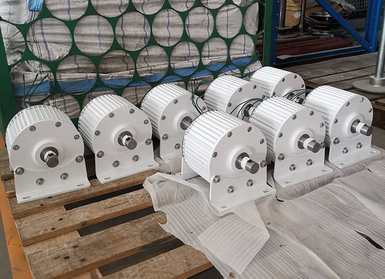 48V Wind Turbine Permanent Magnet Electric Generator factory