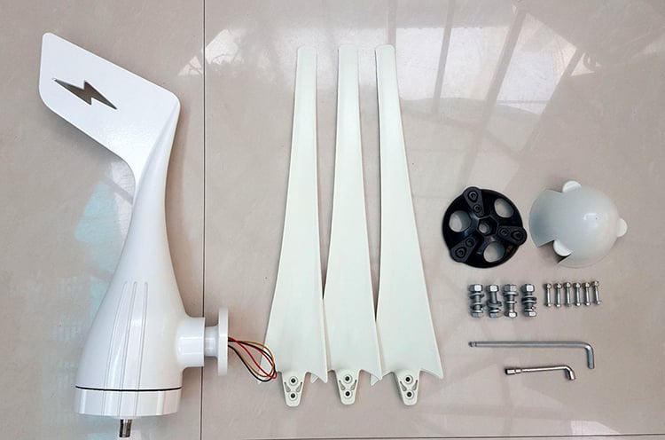 100W 200W 300W 400W Horizontal Small Wind Turbine Generator factory