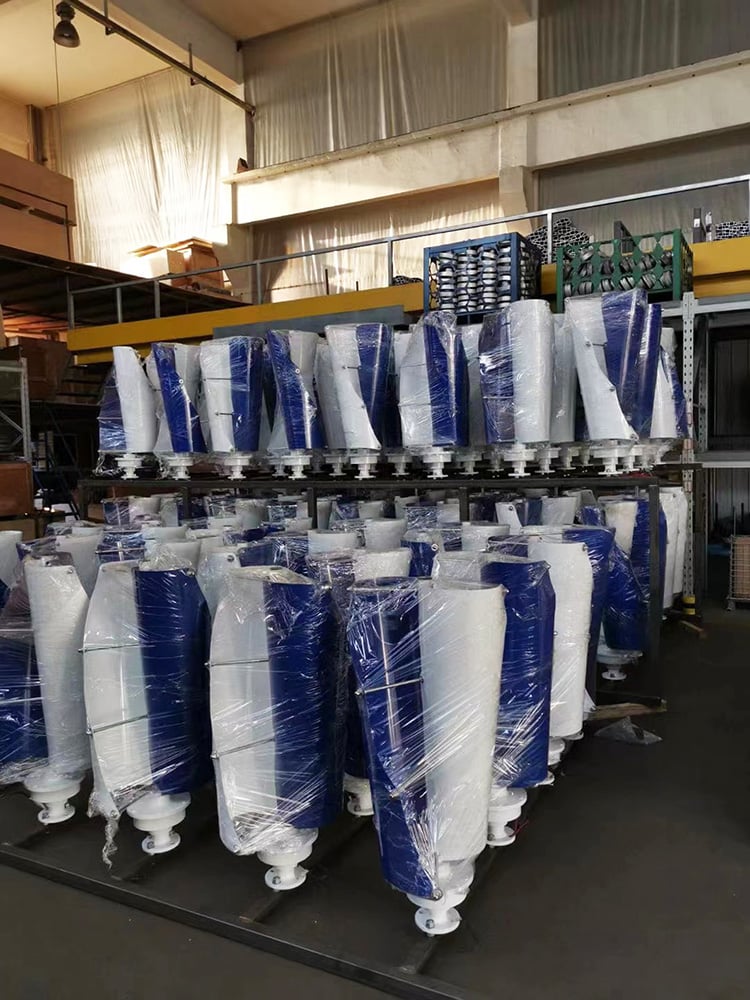 Residential 500W 800W 1KW Spiral Wind Turbine Generator factory