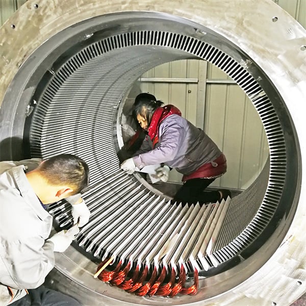 The environmental impact of a 20 kw permanent magnet generator