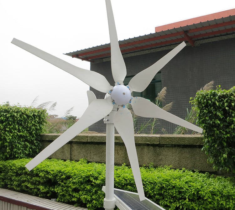 100W 200W 300W 400W Horizontal Small Wind Turbine Generator factory