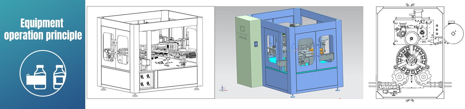 Automatic round bottle OPP BOPP labeling machine production line for small business supplier