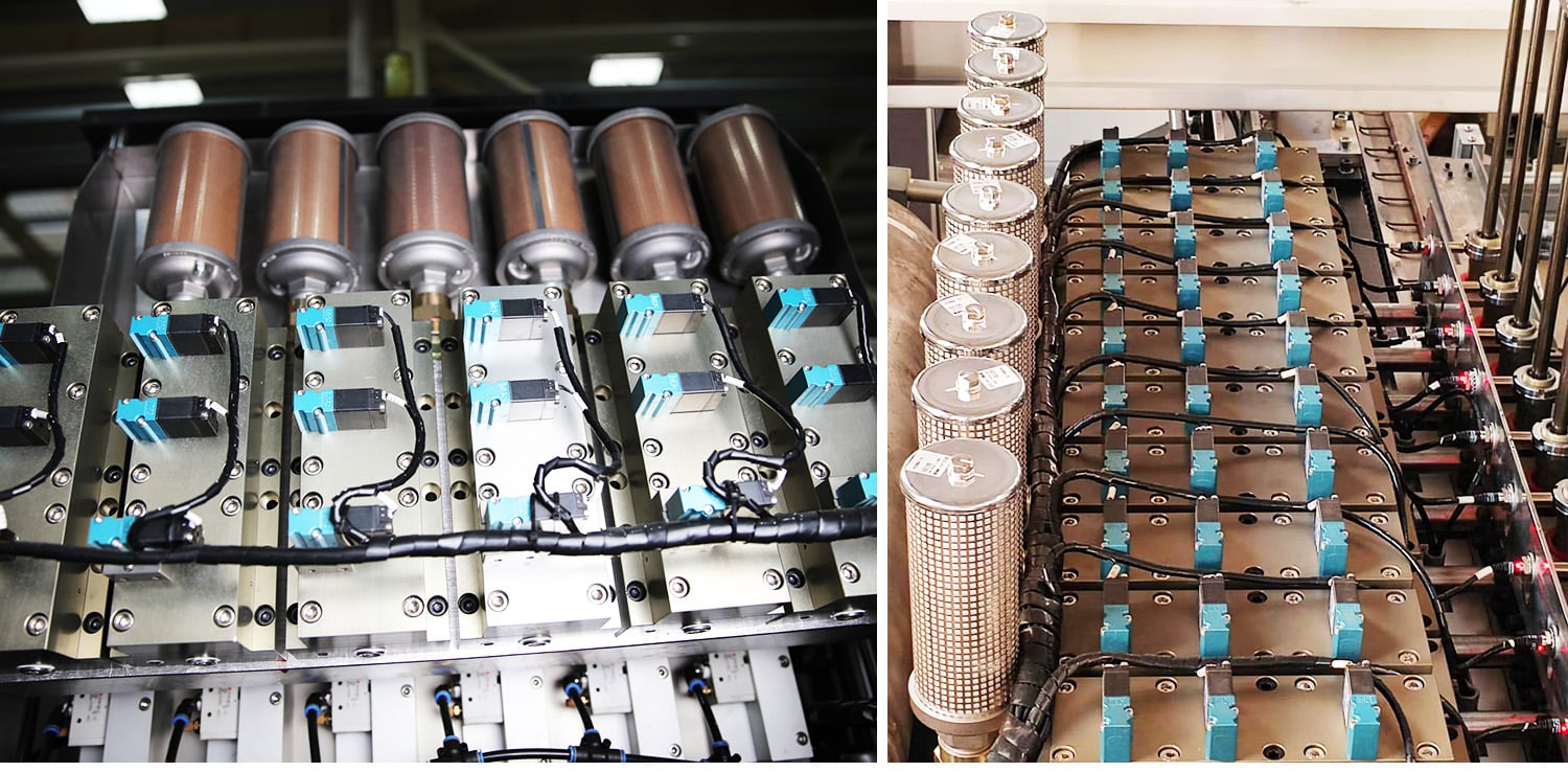 New design automatic linear type PET bottle extrusion blow molding machine plant factory