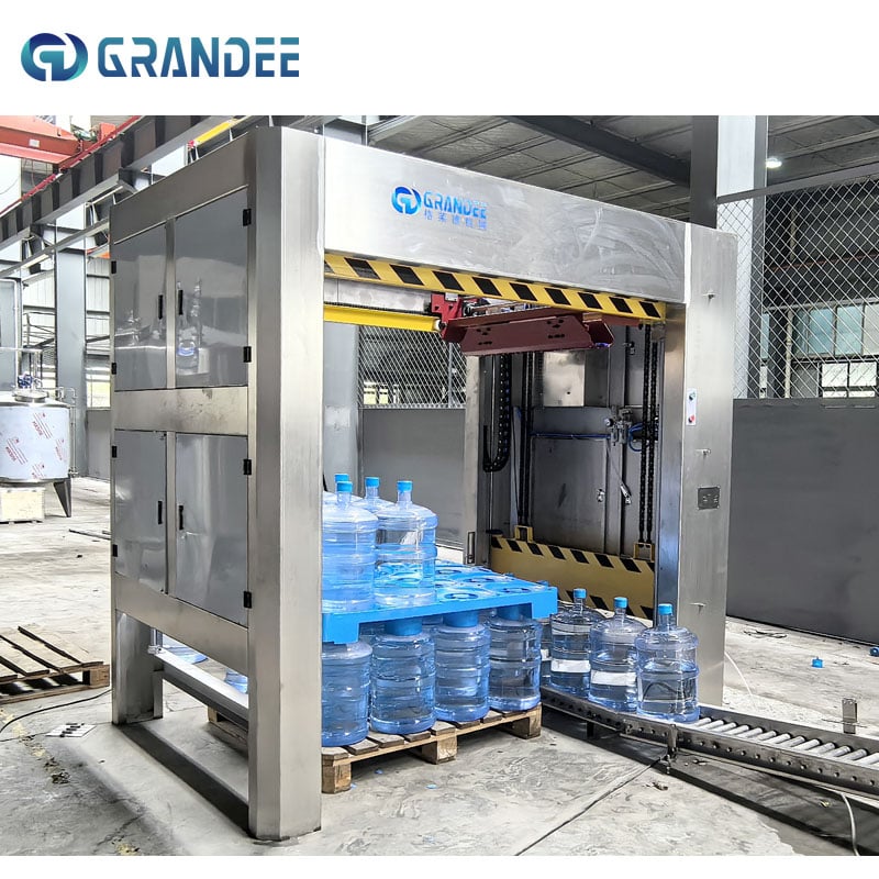 Automatic 20 liter 5 gallon pail ozone water washing filling capping machine details