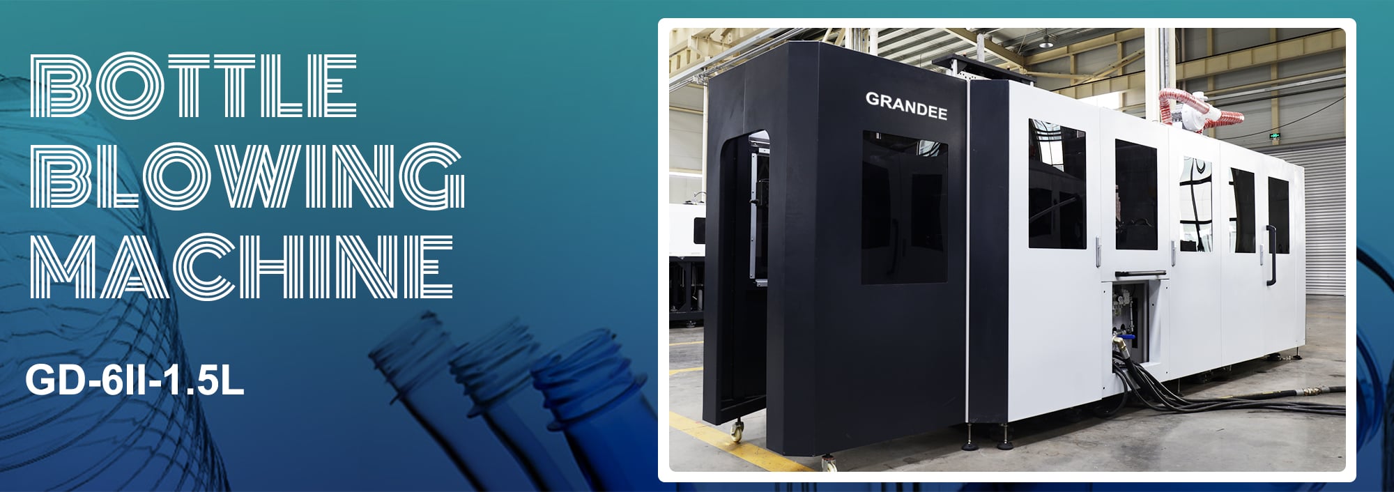 New design automatic linear type PET bottle extrusion blow molding machine plant supplier