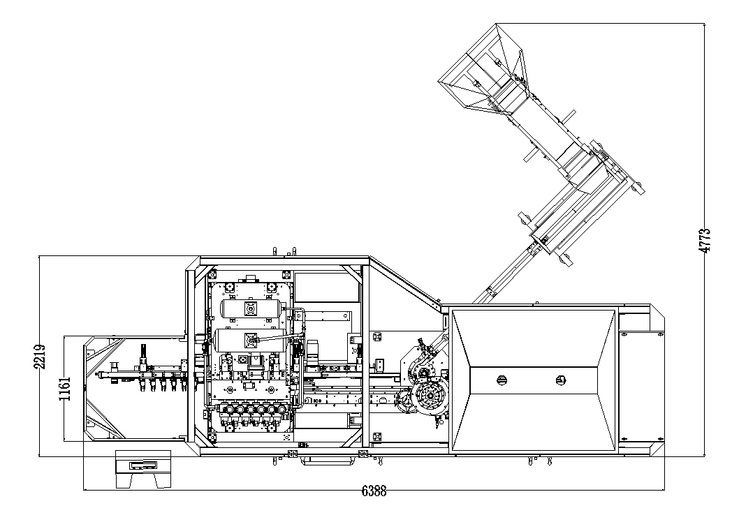New design automatic linear type PET bottle extrusion blow molding machine plant factory
