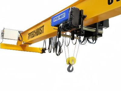 Single-girder and double-girder overhead travelling cranes offer maximum stability with optimized dead weight.