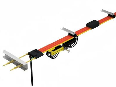 Crane conductor rails: How to support the crane during transport