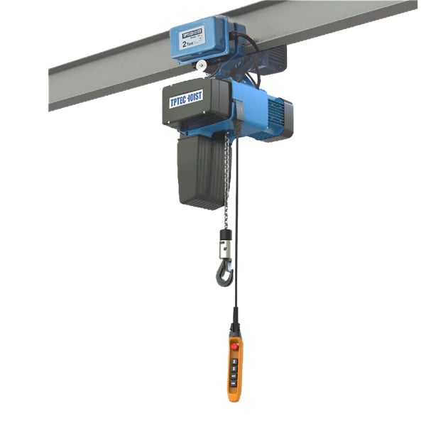 Easy to operate electric chain hoist with user-friendly controls
