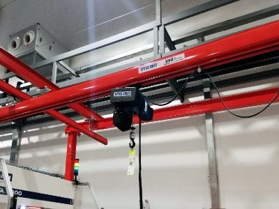 Ton KBK crane for machine tool manufacturing in China