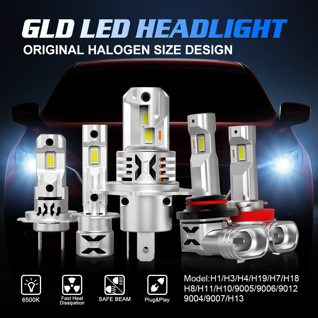 Gview Auto GLD 6000K Color Temperature IP67 Waterproof Rate Led H4 Headlights For Others Car Light Accessories manufacture