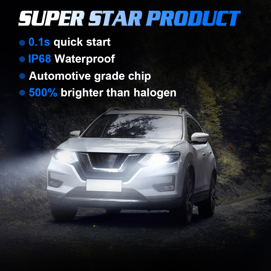 Gview Auto GLD 6000K Color Temperature IP67 Waterproof Rate Led H4 Headlights For Others Car Light Accessories factory