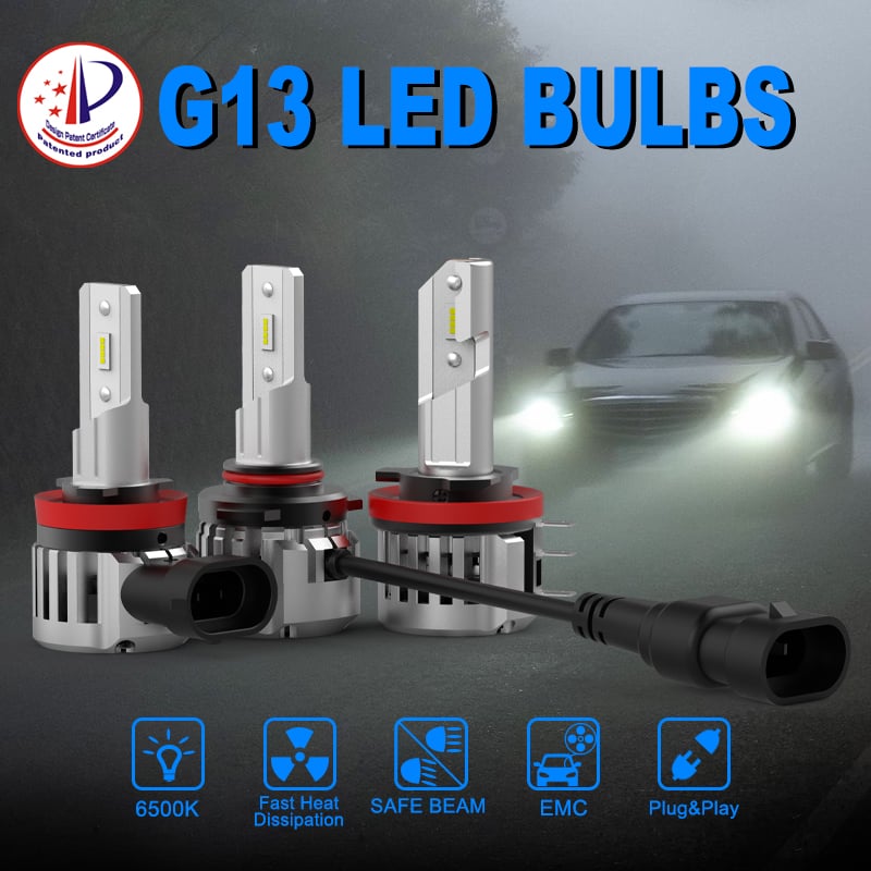 Gview G13 High Power 60W Car Lighting System LED Headlight Super Bright LED Headlight High Low Beam  LED Headlight Bulbs supplier
