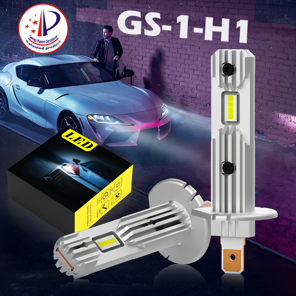 Gview GMX H1 LED Headlight Auto LED H7 H8 9005 Super Bright 25W 6000K Canbus H7 H11 H4 LED Bulb H1 manufacture
