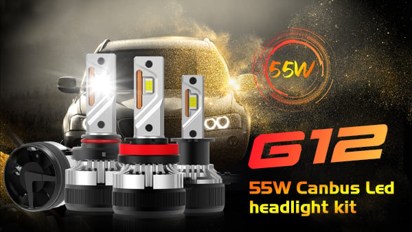 G-view G12 Auto LED Bulb 55 Watts 20000 Lumens IP65 Waterproof Rate Car LED Headlight 9005 LED Headlight for Car Parts manufacture