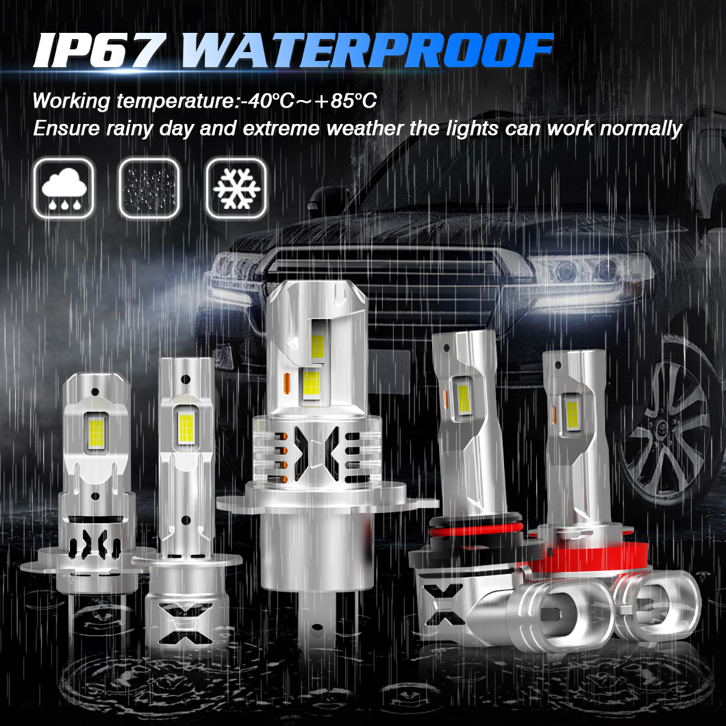 Gview Auto GLD 6000K Color Temperature IP67 Waterproof Rate Led H4 Headlights For Others Car Light Accessories manufacture