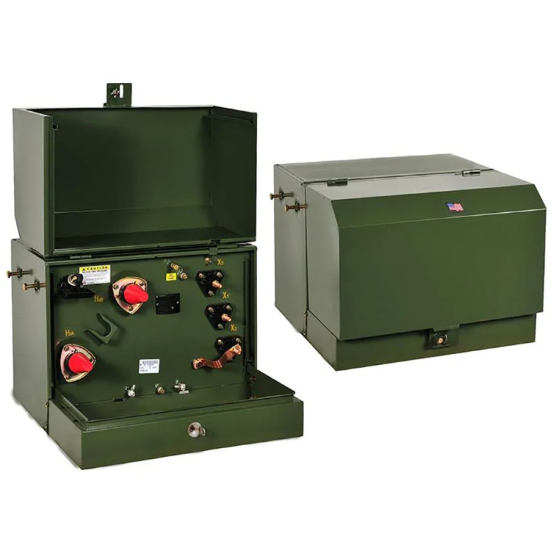 Single phase pad mount transformer