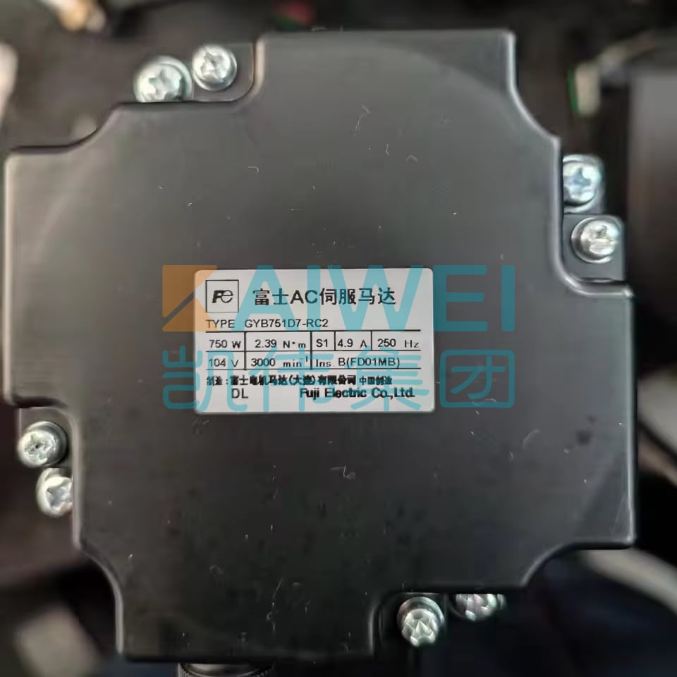محرك AC فوجي مع الفرامل 750W لماكينة ختم الرغوة التلقائية