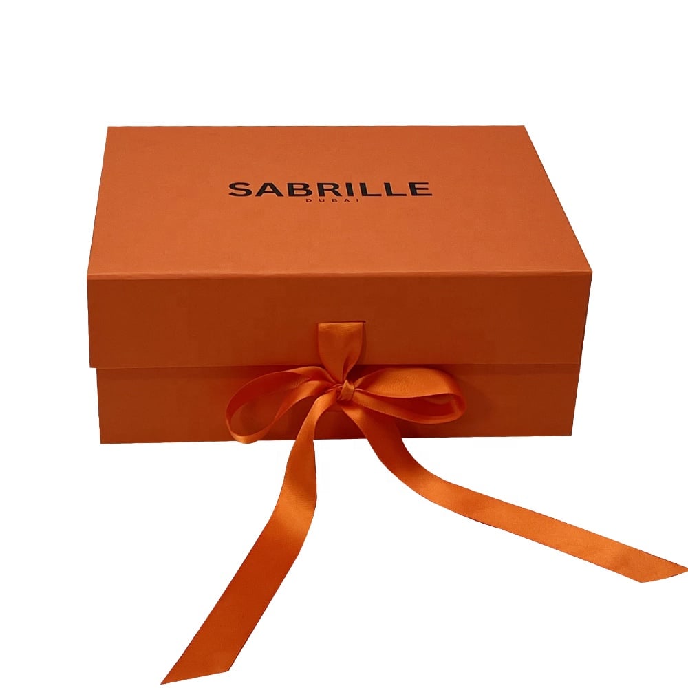 Wholesale Custom Corrugated Cardboard Handbag Packaging Clothing Underwear Shoe Box With Ribbon factory