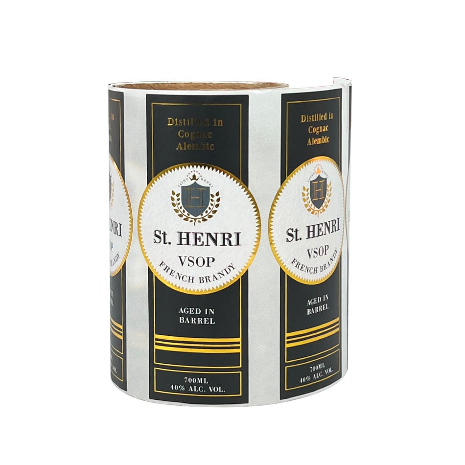 Manufacturers Custom Private Brand Name Printing Logo Adhesive Roll Labels Stickers for Packaging manufacture