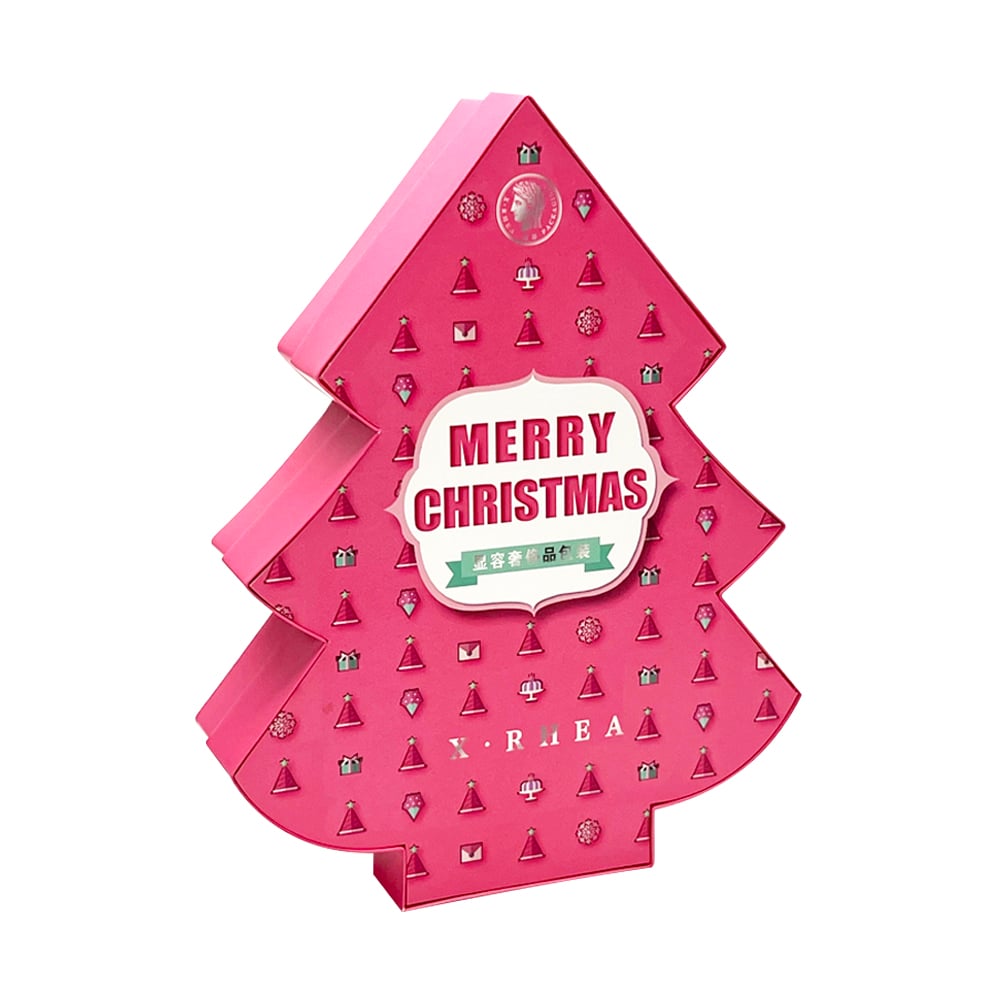 New Design Unique Shape Recycled Paper Christmas Present Candy Gift Box factory