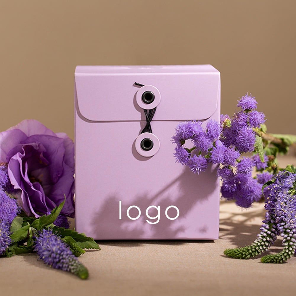 Handmade aromatherapy packaging box fashion design luxury buckle gift box packaging for candle manufacture