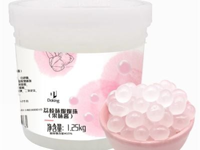 Why Lychee Syrup Popping Boba Is a Summer Best-Seller