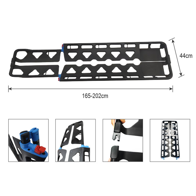 QT-004 Folding Carbon Fiber Scoop Stretcher details