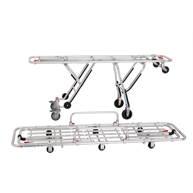YXH-3D2 Aluminum Multi-level Loading Ambulance Stretcher factory