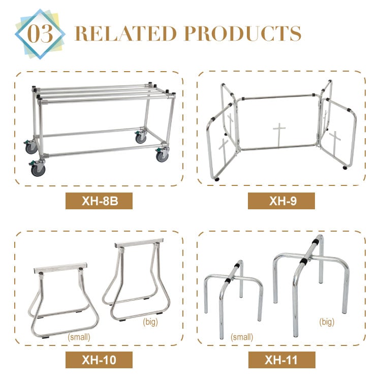 Aluminum alloy trolley funeral church truck supplies equipment factory