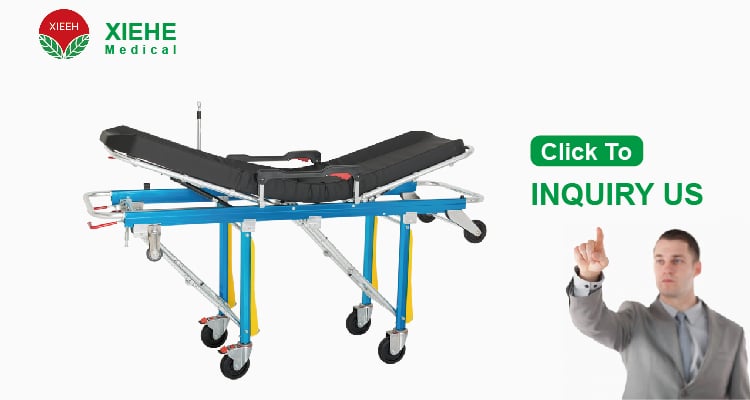 YXH-4A Aluminum Alloy Detachable hospital Scoop Stretcher manufacture