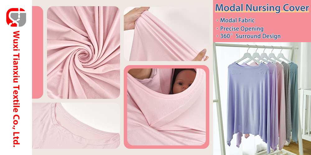Ultra Soft Breastfeeding Cover Modal Elastic Baby Nursing Cover supplier