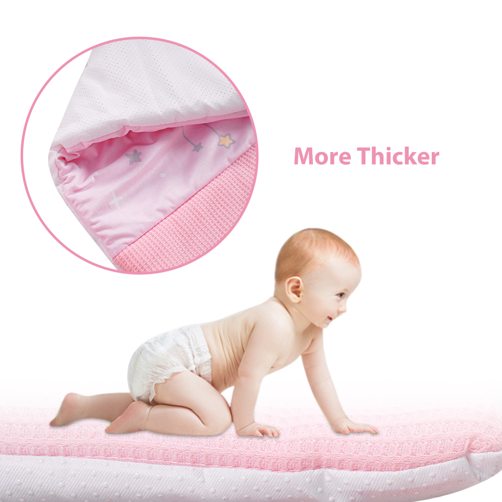 Patchwork Minky Dot Baby Educational Play Mat Super Soft Baby Crawling Mat manufacture