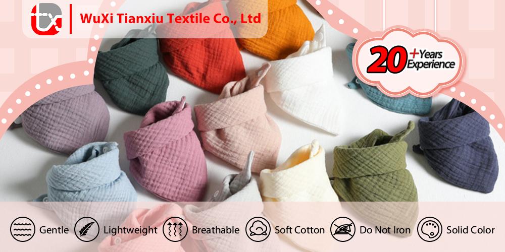 100% Cotton Super Soft Bib Set Unisex Muslin Baby Drool Bibs supplier